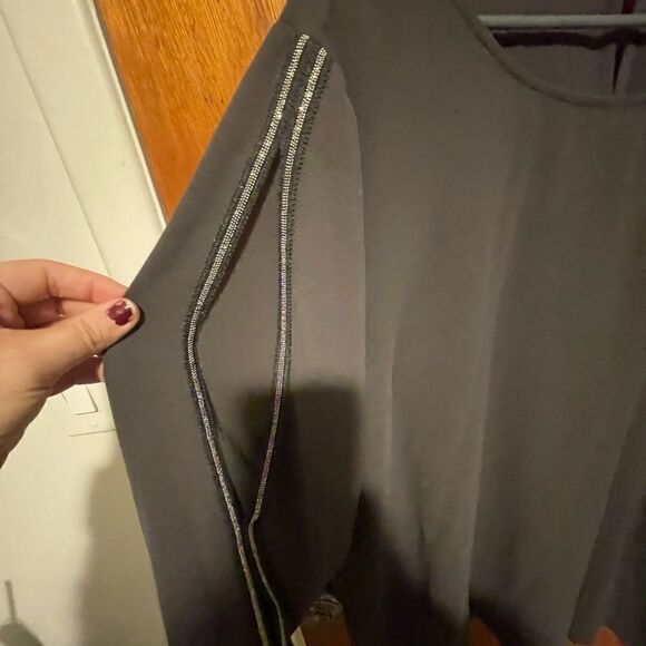 Sparkley Sleeve Detailed Top  - Picture 3 of 6